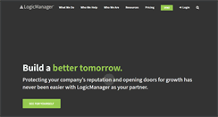 Desktop Screenshot of logicmanager.com